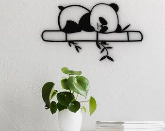 Panda Metal Wall Art/ Decorazioni Da Parete / Room Home Decor / New Home  Gifts / Christmas Gifts Ideas for Home 72x42 Cm - Etsy
