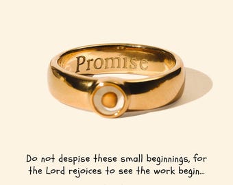 Promise Ring - Stainless Steel - Thick Band