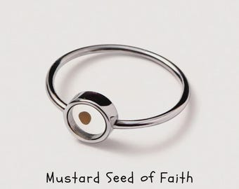 God Sees Your Smallest Yes - Sterling Ring