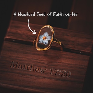 The Waiting Season - Floral Steel Ring
