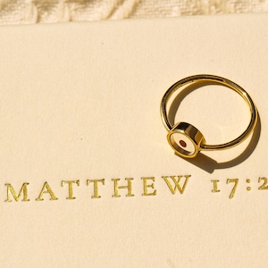 God Sees Your Smallest Yes - Sterling Ring