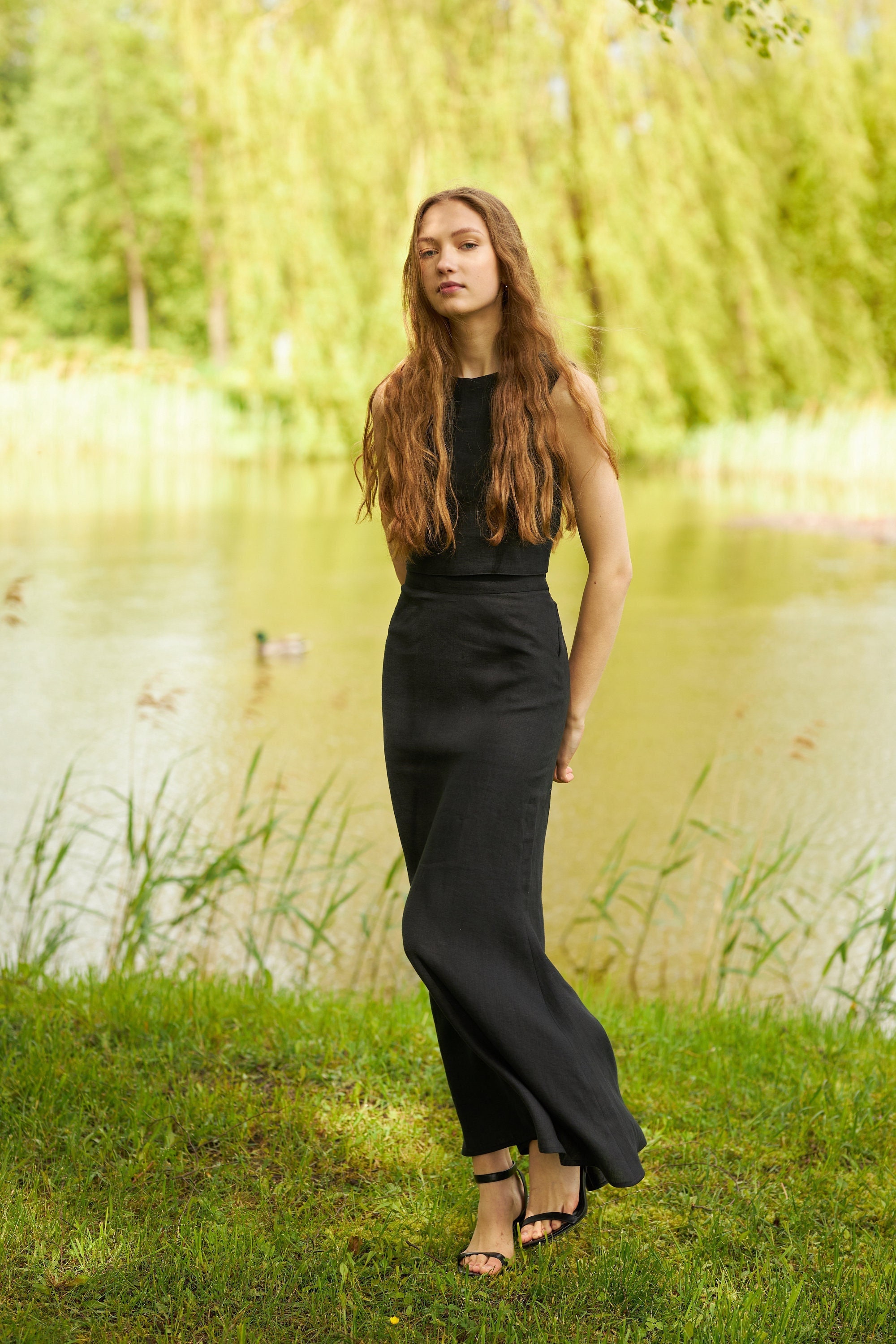 petite skirt and top set