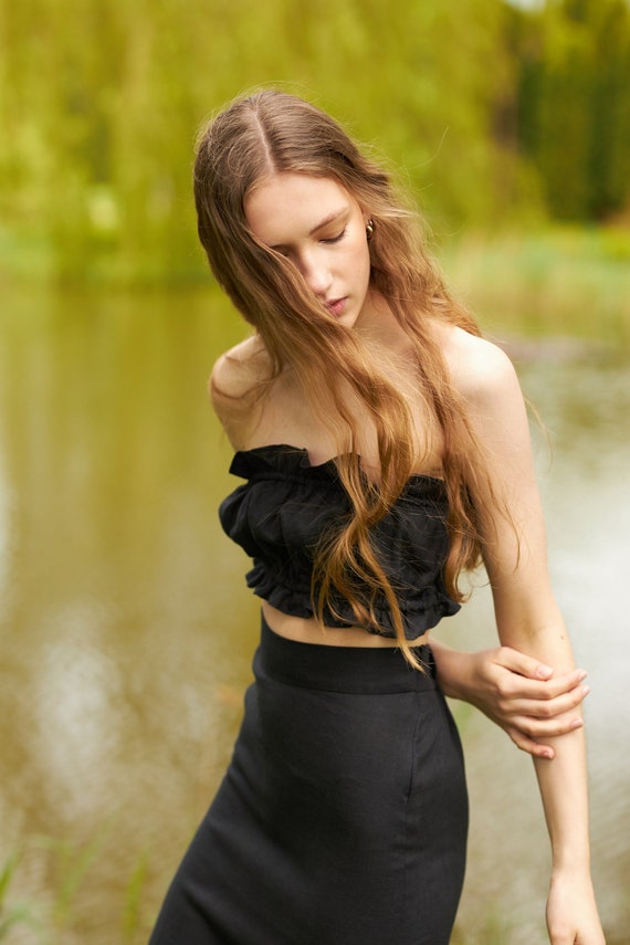 tank tops with elastic waist