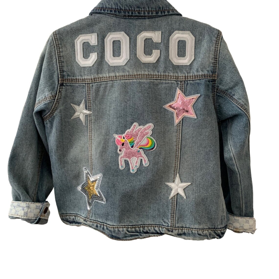 Unicorn theme jacket Etsy