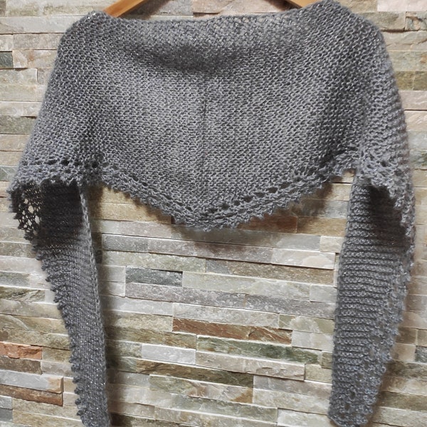 Anleitung einfachste Lace Schal - Tuch stricken