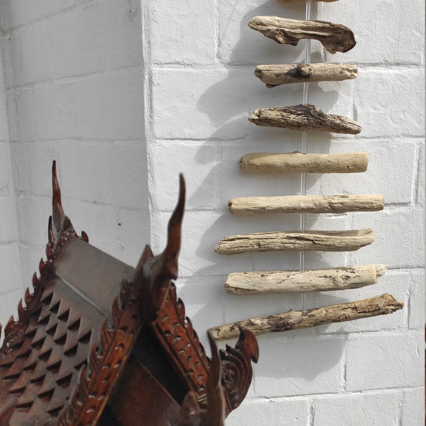 Driftwood Wall Art Driftwood Wall Decor Driftwood Driftwood Garland Mobile Wall Hanging