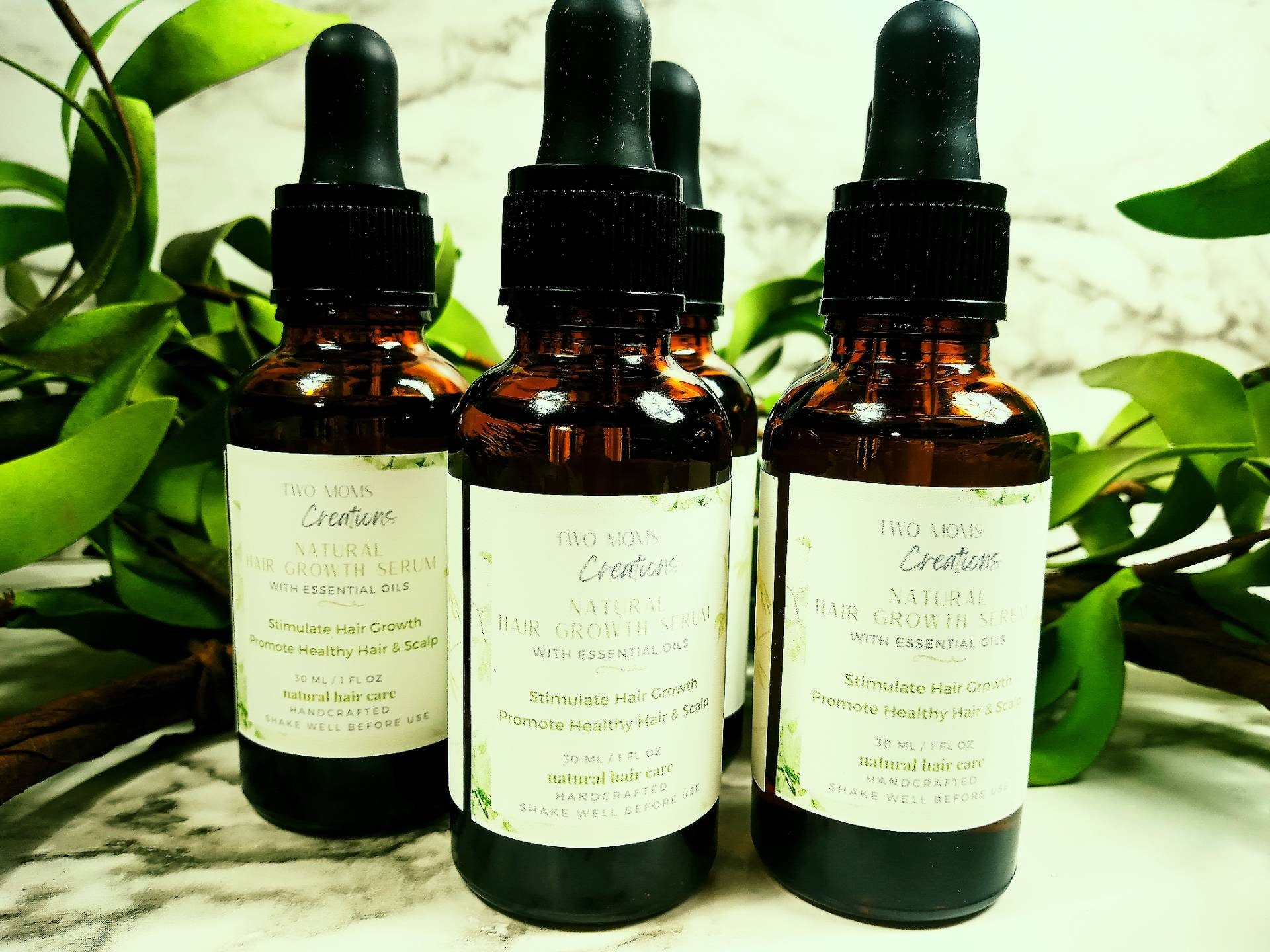 Natural Hair Growth Serum With Essential Oils - Etsy Natural Hair Growth Serum With Essential Oils - Etsy