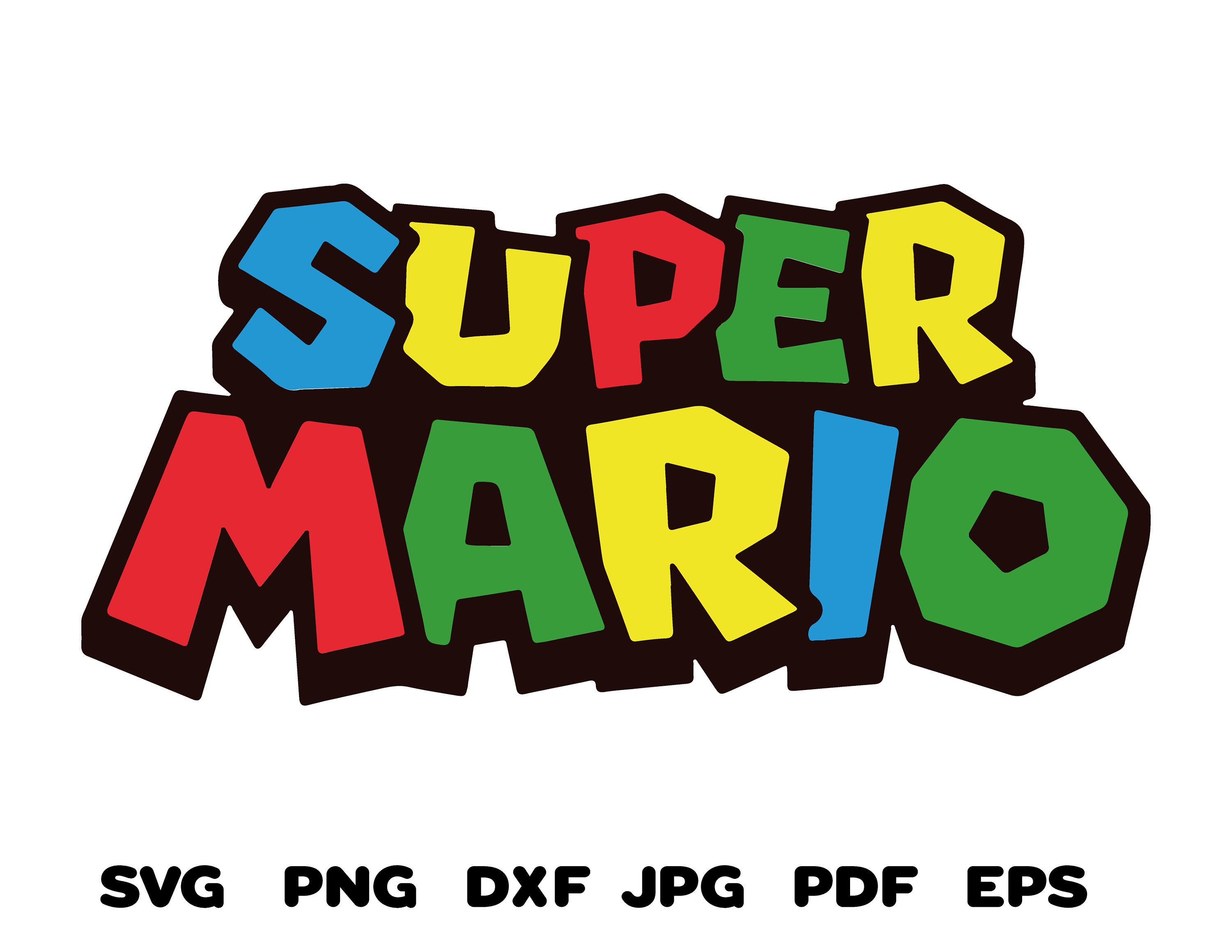 Super Mario Bros Logo SVG