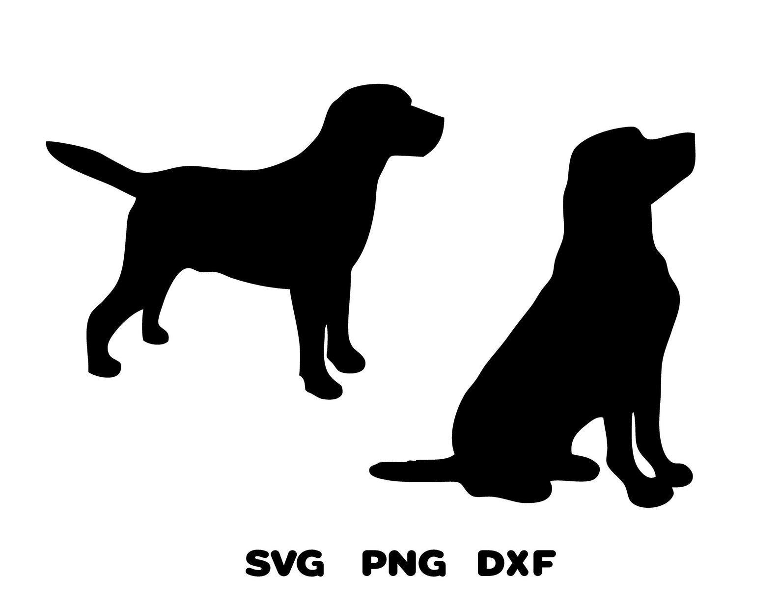 Labrador Dog Svg Labrador Dog Decal SVG PNG DXF | Etsy