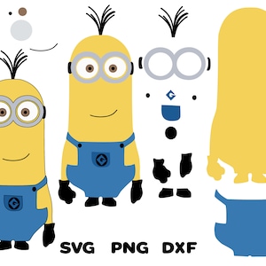 Kevin Minion Aufdruck, Minion Aufdruck, SVG, PNG, DXF