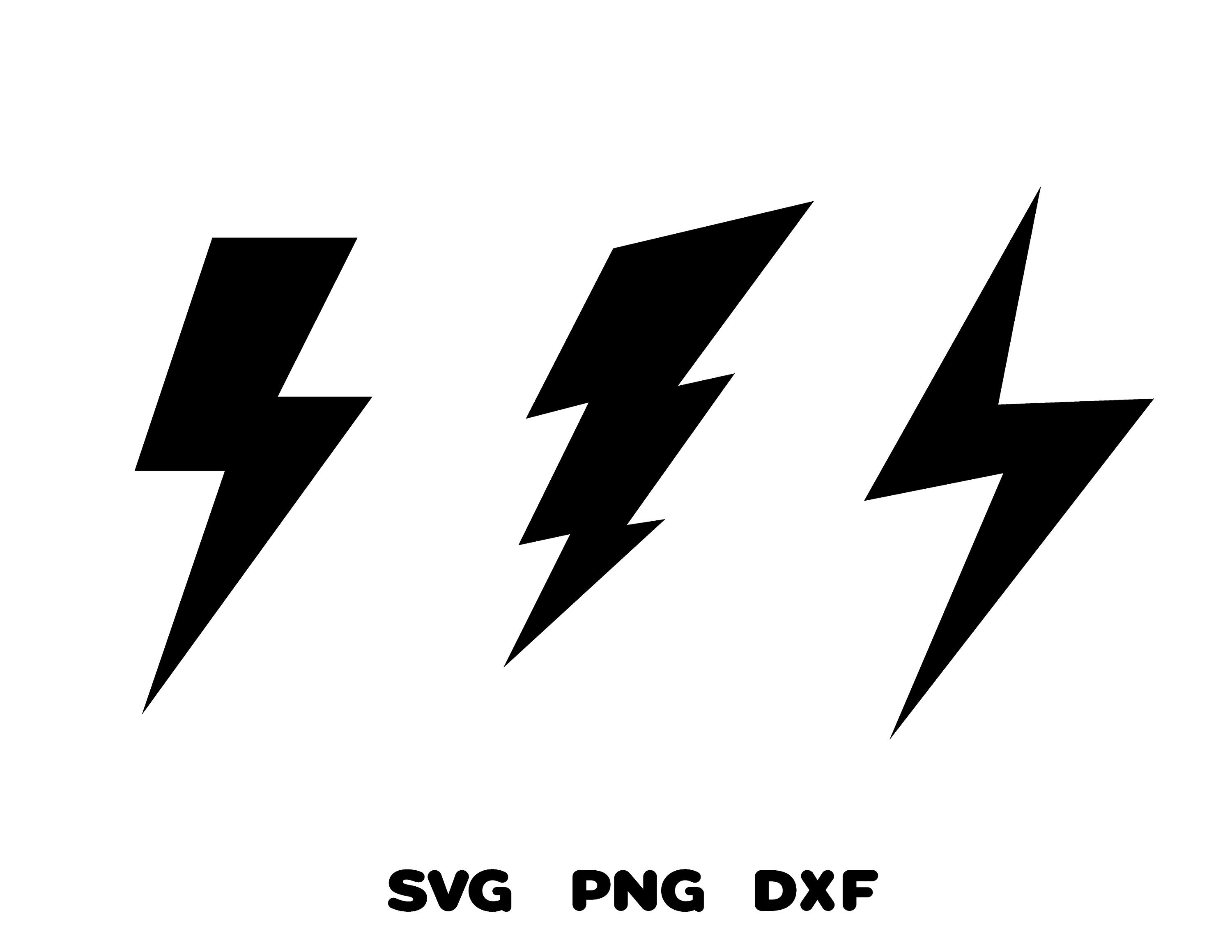Power Ranger Lightning Bolt SVG