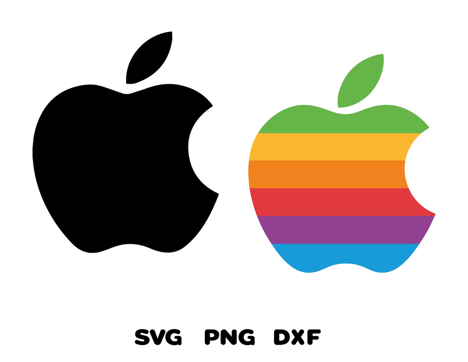 Apple Logo Svg Apple Logo Clip art Cricut SVG PNG DXF Etsy