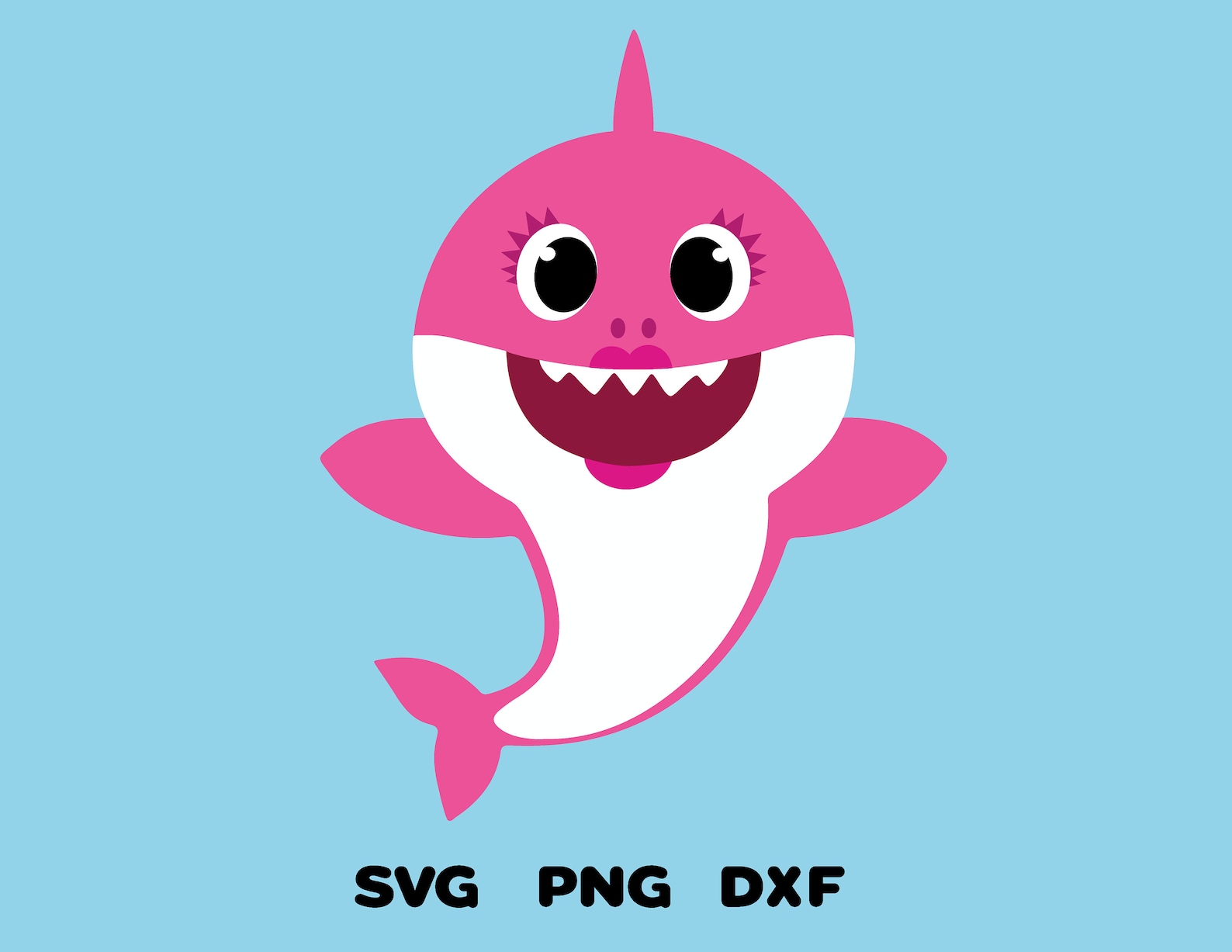 Mom Shark Svg Baby Shark Decal SVG PNG DXF Cricut | Etsy