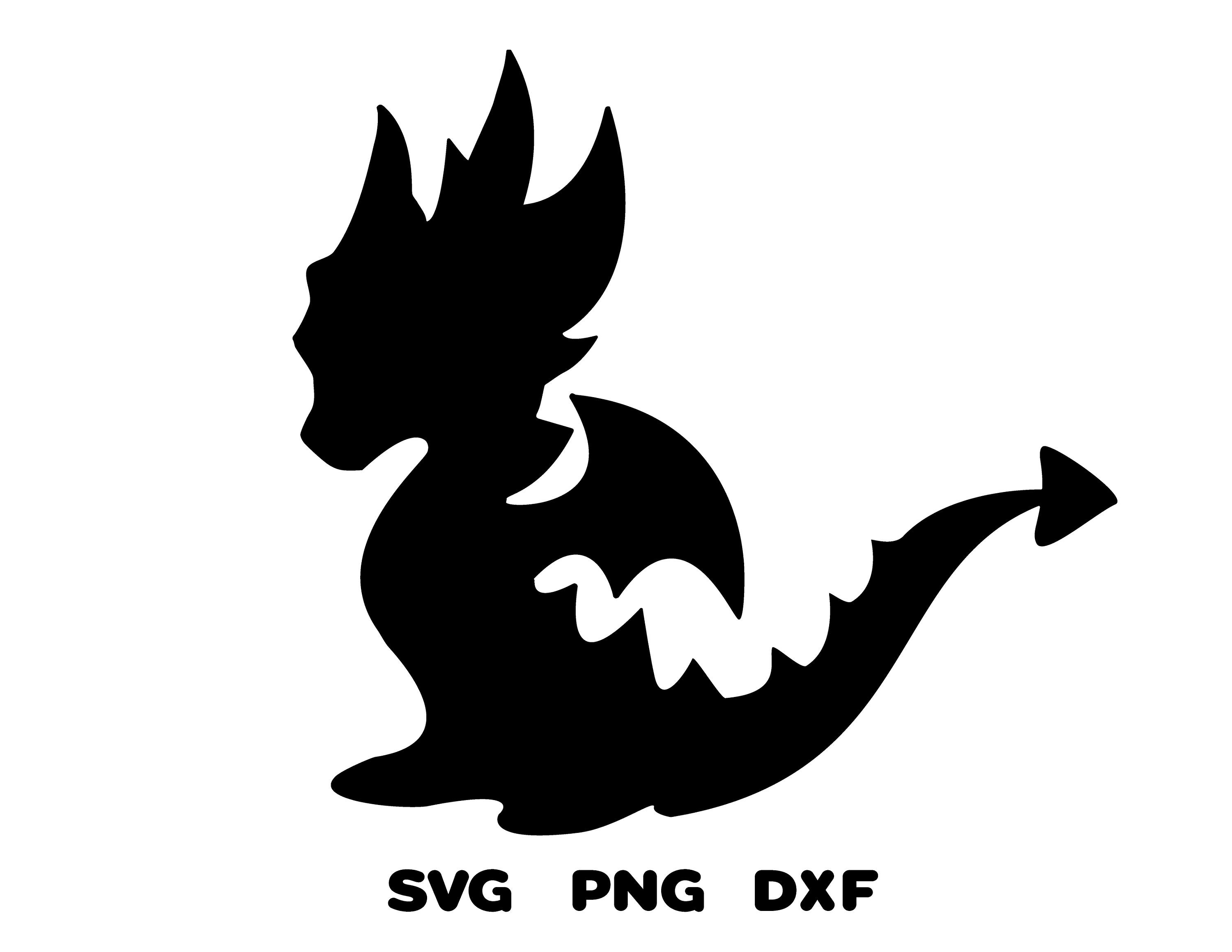 Dragon Svg Cut File Dragon Svg Dragon Dxf Dragon Clipart Etsy | Images ...