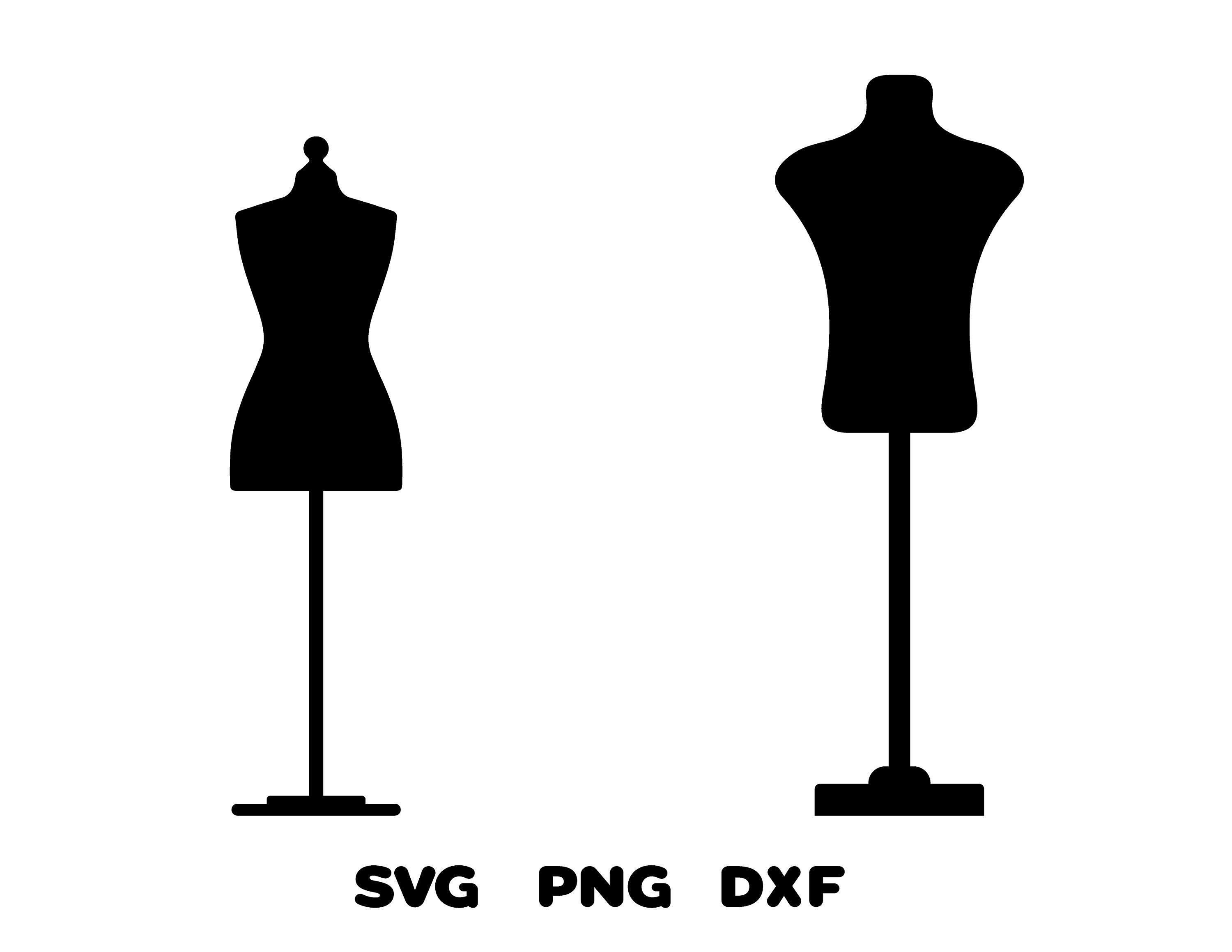 Mannequin Svg Tailoring Mannequin Cricut SVG PNG DXF Etsy