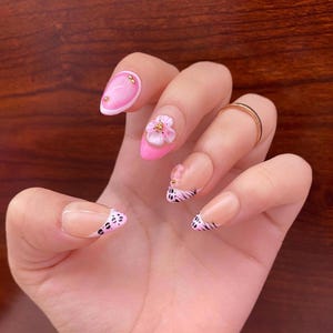 Cheetah/Zebra Mix Match Press on Nails - Nails, Gel Nails, Press on Nails