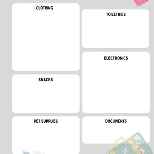 Travel Packing List-Digital File