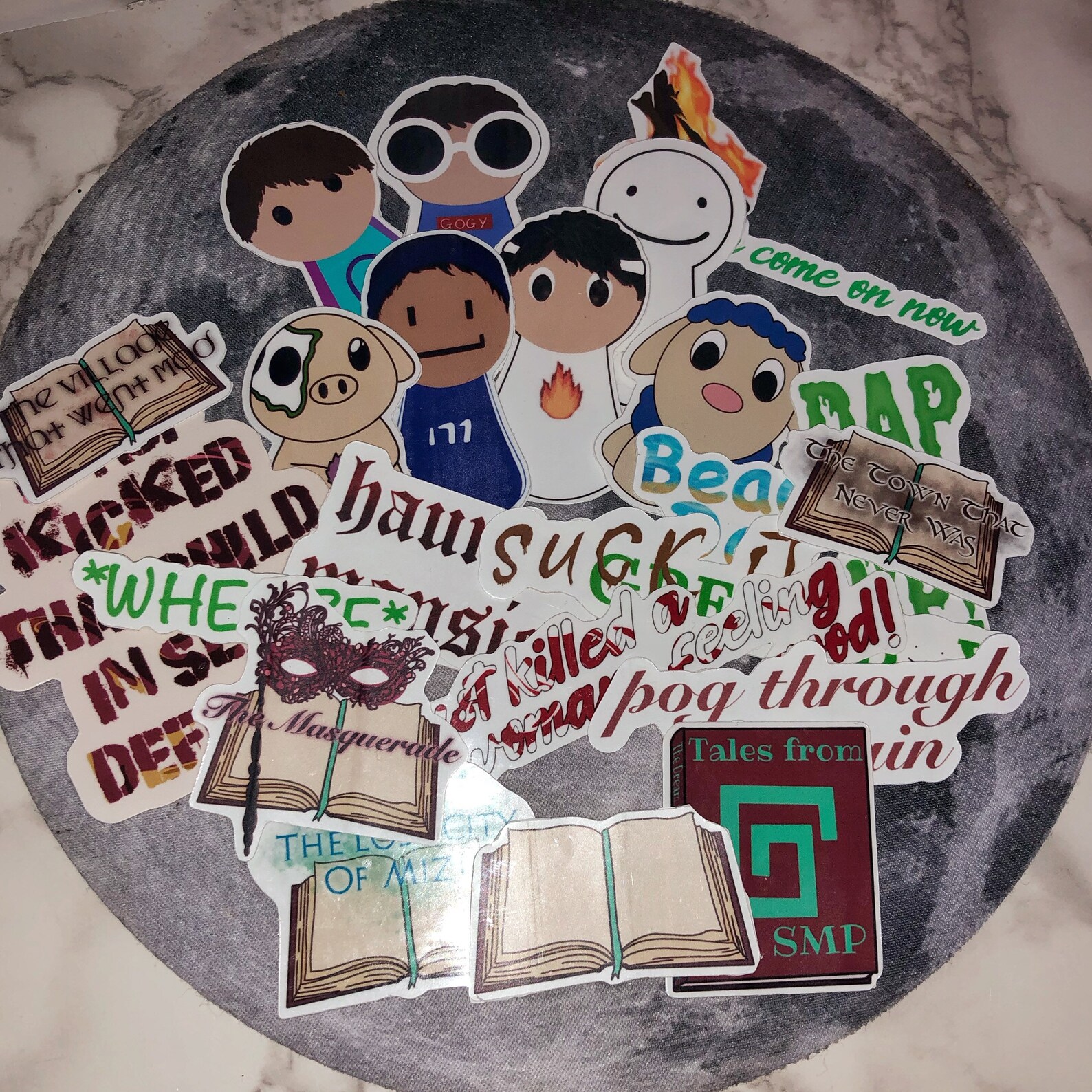 dream smp stickers 22 sticker pack quotes various stickers