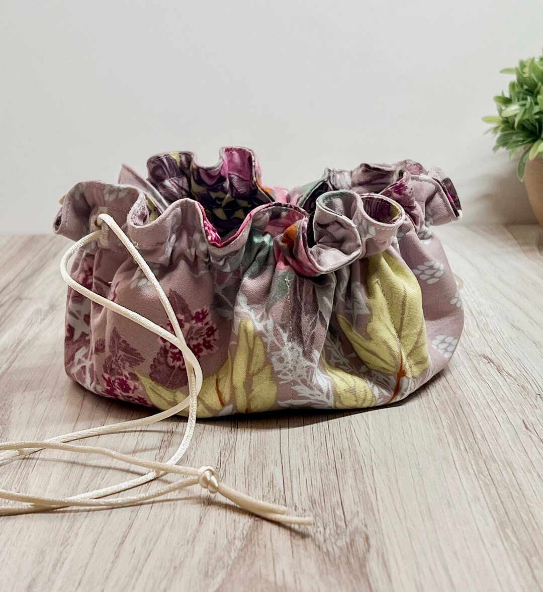 Jewelry Pouch Jewelry Drawstring Pouch Jewelry Travel Pouch Gift Drawstring Pouch Handmade Gift