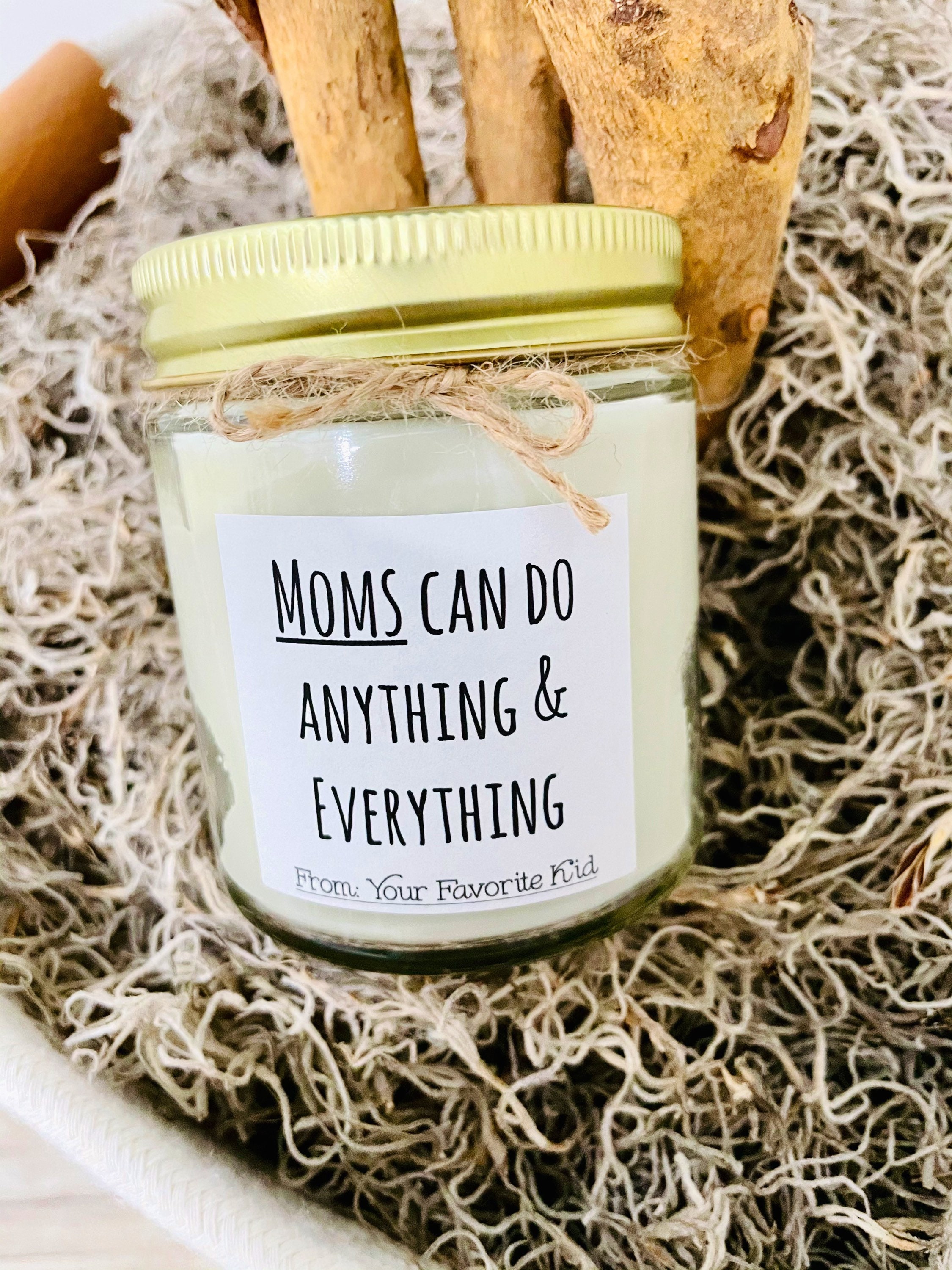 Gift Candle for MOM Birthday Candle for Mother Mom Etsy