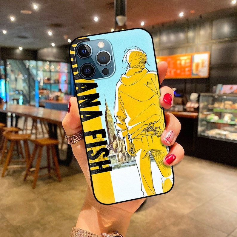 Anime Phone Case Japanese Phone Case For iPhone 12 Pro Max 11 Pro Max X Xs Xr 6s 7 8 Plus Phone Case Banana Fish Phone Case