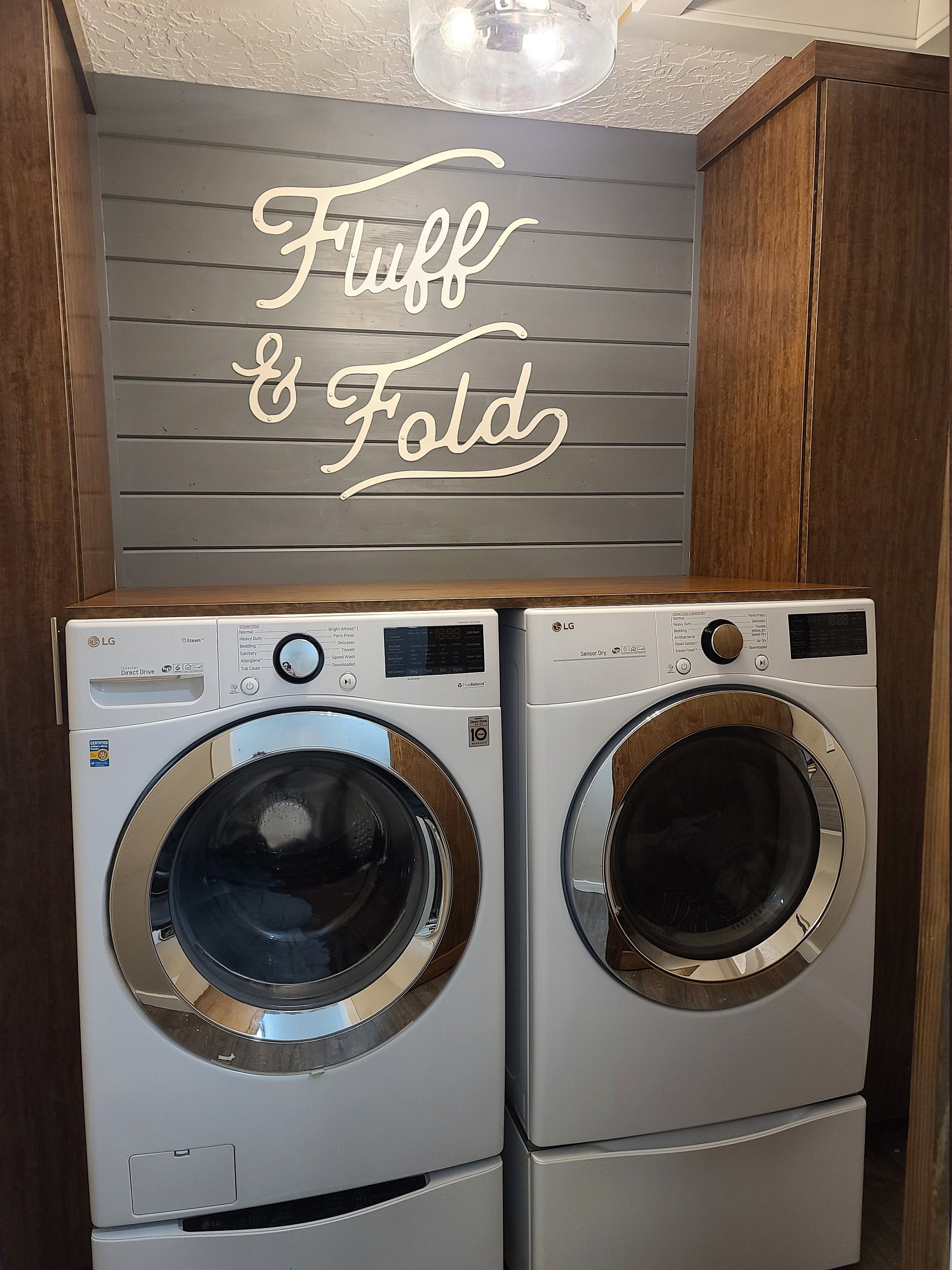 Fluff Sign Fluff and Fold Metal Sign | Etsy