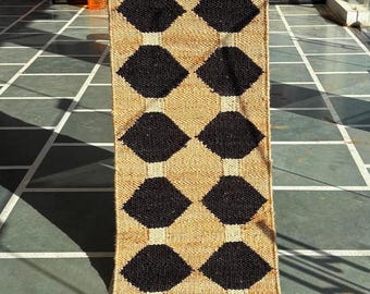 8x10 Stair Runner- Hemp Jute Runner Hallway Large Runner Vintage Area Rug Handmade Jute Rug Indian Natural Jute Rug Home Decor Rug Area Rug