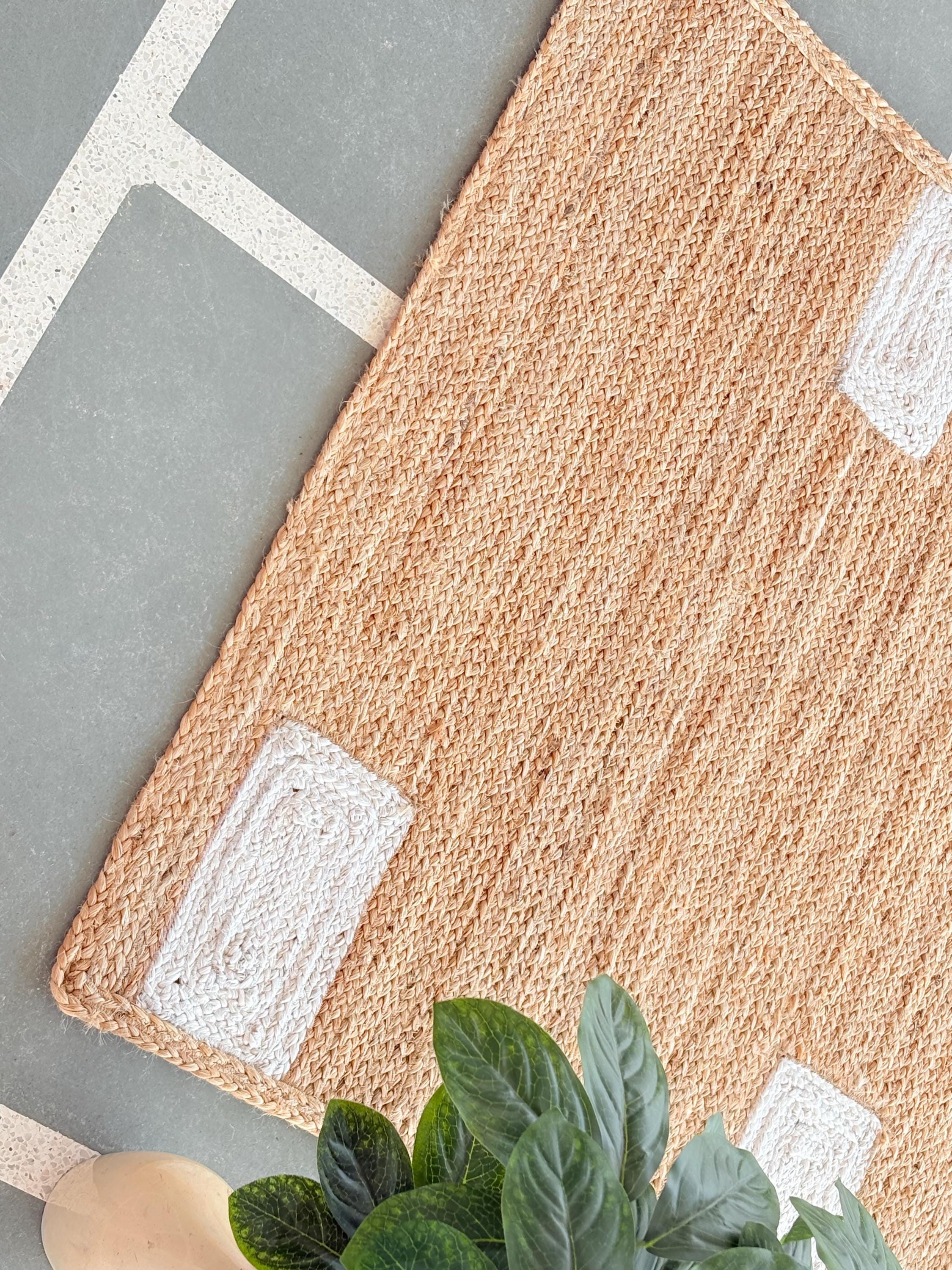 Kitchen Rug Handmade Handmade Jute Rug- Rugs for Living Room Custom Size Kitchen Rug Floor ...