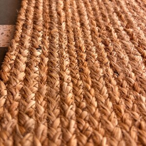 Zoom angle of jute runner rug