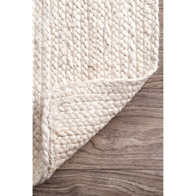 Pure White Jute Rug Runner Rug Jute Rug Best Quality Etsy