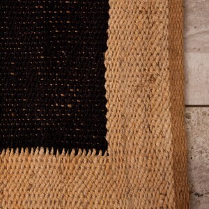 Handmade Jute Rug Hemp Runner Rug Hallway Rug Stair Runner Custom Size Rug Natural Jute Rug Vintage Rug Hand Woven Rug Living Room Area Rug