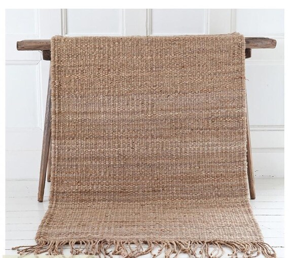 Indian Handmade Jute Rug Hemp Jute Runner Rug for Hallway Etsy