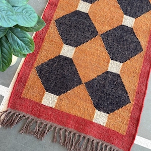 Kilim Runner Rug Wool Runner Rug Jute Runner Rug Handmade Rug Kitchen Rug Floral Rug Living Room Rug Custom Size Rug Outdoor Rug Vintage Rug