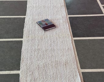 Tappeti bianchi premium, Pavimenti e tappeti per la casa e il soggiorno, Tappeti runner, Tappeti in iuta, Tappeti per corridoi per decorazioni domestiche, Tappeti decorativi in iuta intrecciati