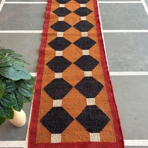 Kilim Runner Rug Wool Runner Rug Jute Runner Rug Handmade Rug Kitchen Rug Floral Rug Living Room Rug Custom Size Rug Outdoor Rug Vintage Rug