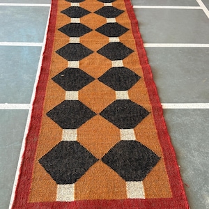 Kilim Runner Rug Wool Runner Rug Jute Runner Rug Handmade Rug Kitchen Rug Floral Rug Living Room Rug Custom Size Rug Outdoor Rug Vintage Rug