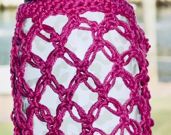 Nautical Water Bottle Holder Crochet Pattern