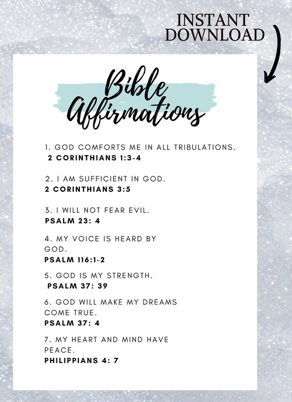 Bible Affirmations Instant Download Printable 8x11 Daily Etsy bible-affirmations-instant-download-printable-8x11-daily-etsy
