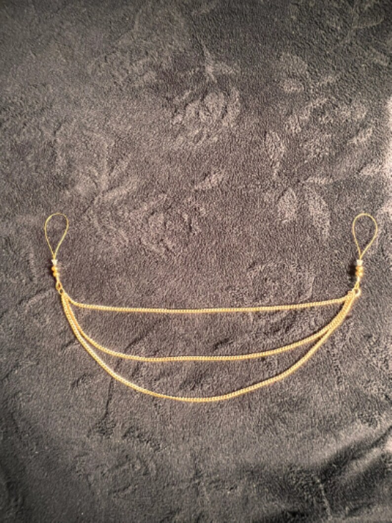 Layered Nipple Necklace, Non Piercing Nipple Jewelry, Nipple Clamps