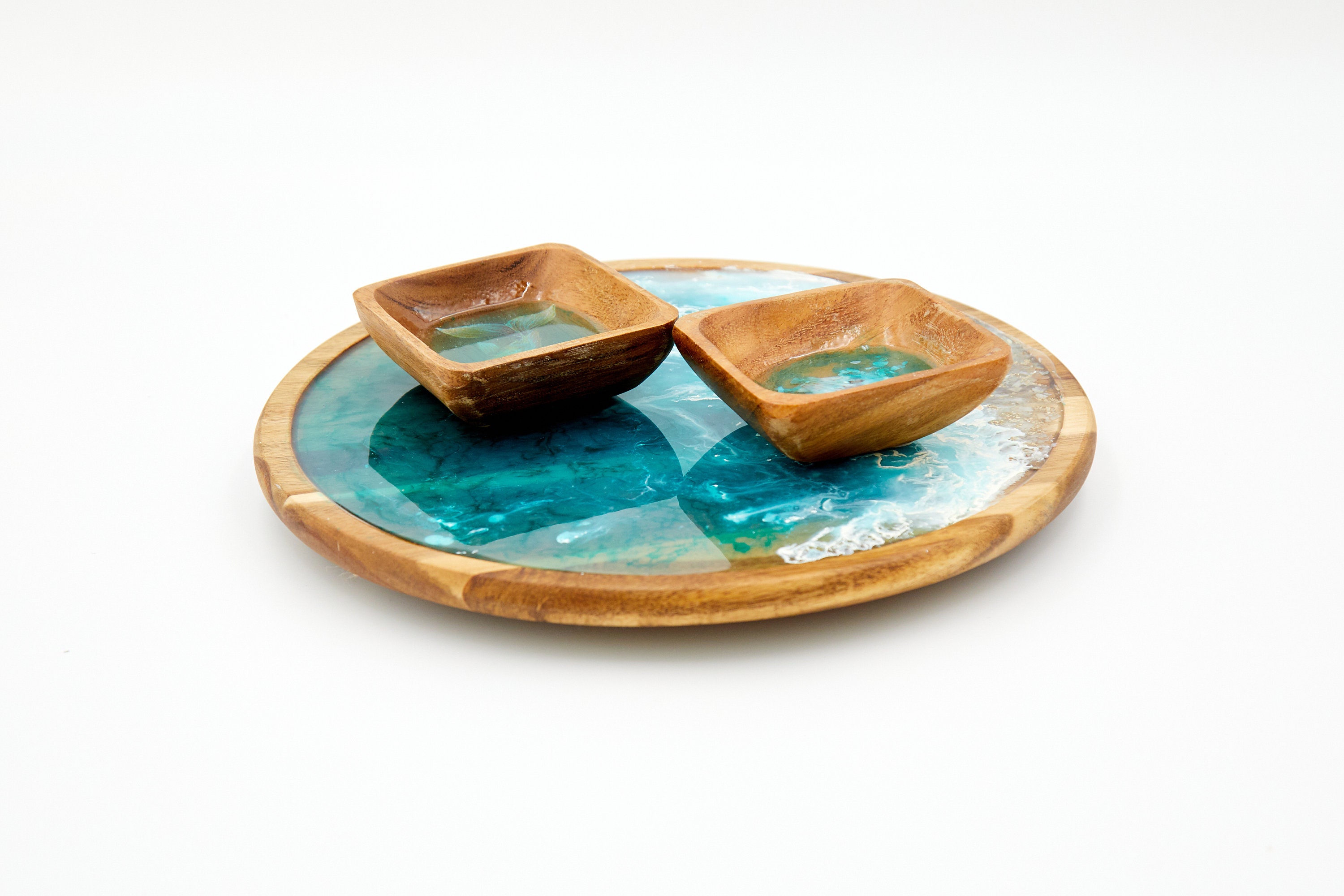 Resin Beach Lazy Susan Etsy