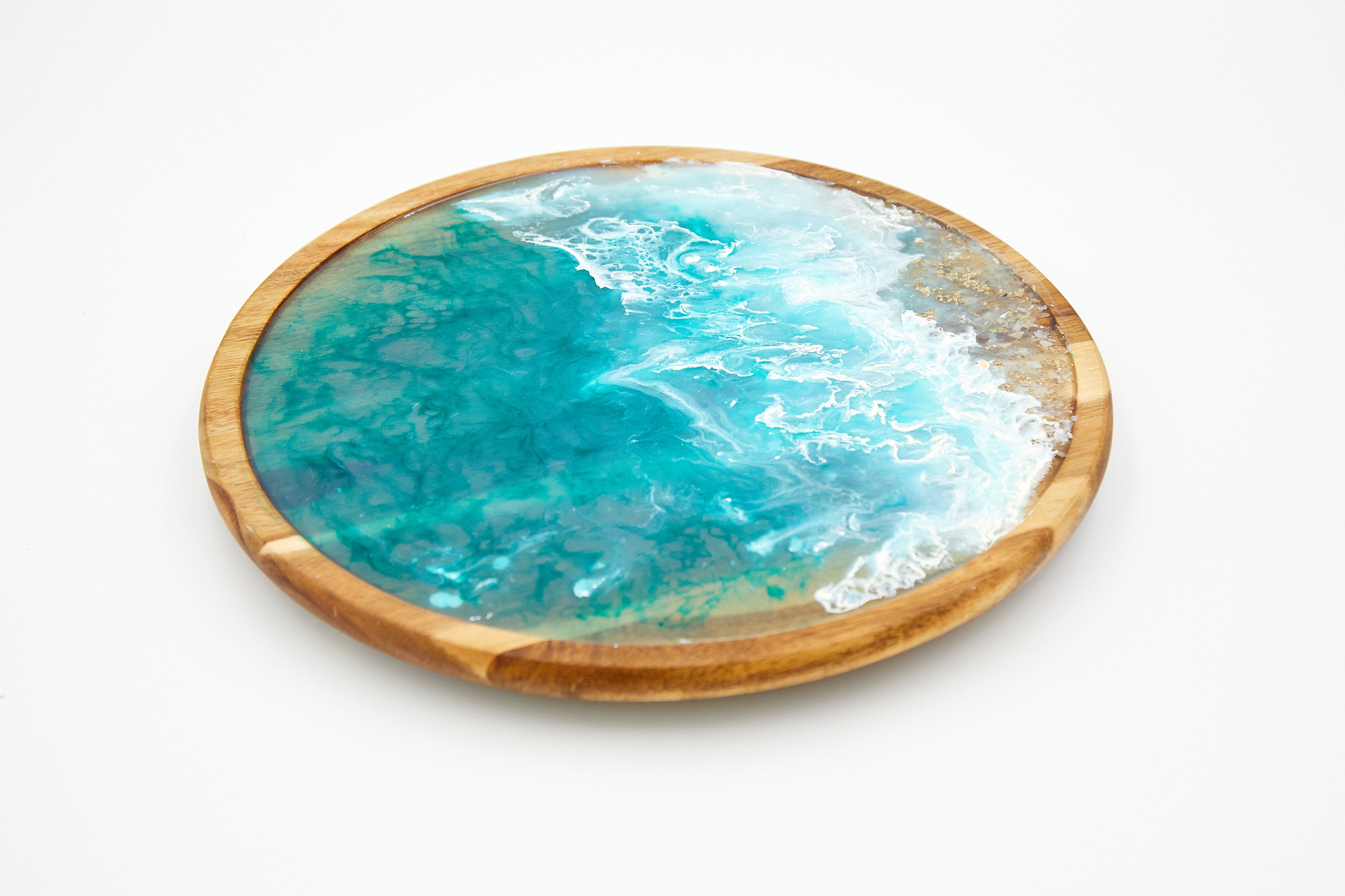 Resin Beach Lazy Susan Etsy