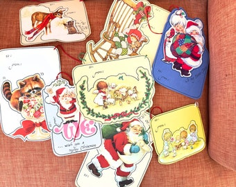 Vintage Homemade Christmas Gift Tags