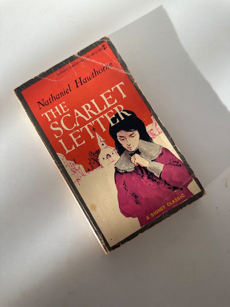 Vintage 1959 the Scarlet Letter by Nathaniel Hawthorne | Paperback - Etsy