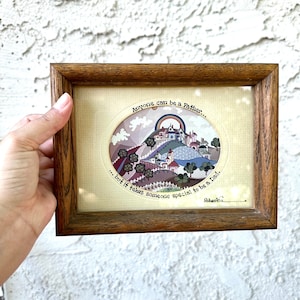 8x6 Framed Art by Roberta McDowell &quot;Anyone can be a father but it takes someone special to be a dad&quot;, Gift for Fathers