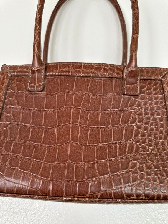 Vintage Liz Claiborne Bag | Croc print | Small - image 6