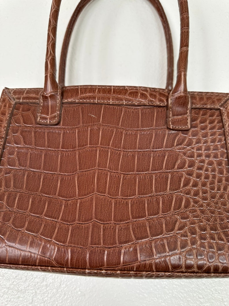 Vintage Liz Claiborne Bag Croc print Small image 6