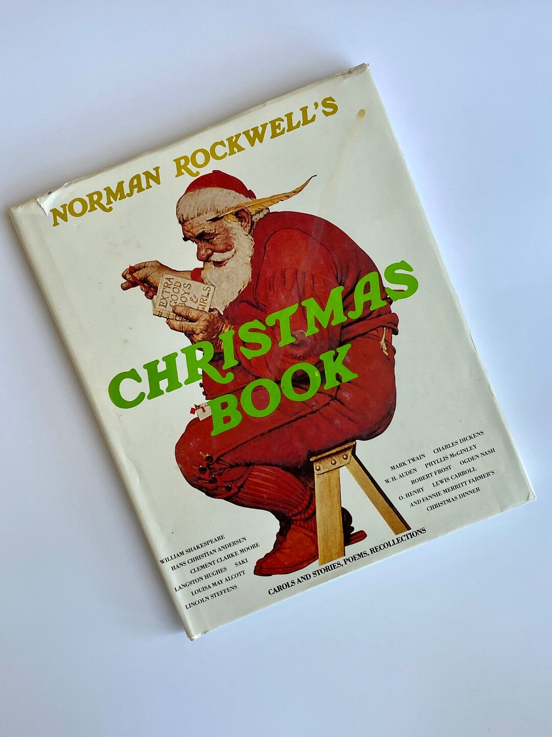 Library norman rockwells christmas book