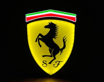 Ferrari Formel 1 Schild | F1 Rennsport | LED | Individuell