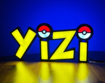 LED Pokemon Signs | Customized | 3D Names