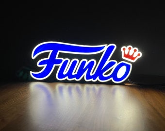 Funko LED Sign | Display Shelf | Personalized